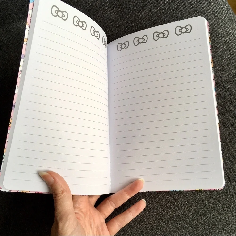 Hello Kitty “BE NICE” Notebook, Purple, 80 lined pages
